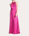 Sachin & Babi Kayla Halter Gown In Pink