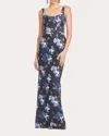 Sachin & Babi Lana Gown In Blue
