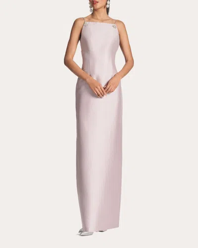 Sachin & Babi Women's Pryce Crystal-embellished Stretch-mikado Gown In Pink