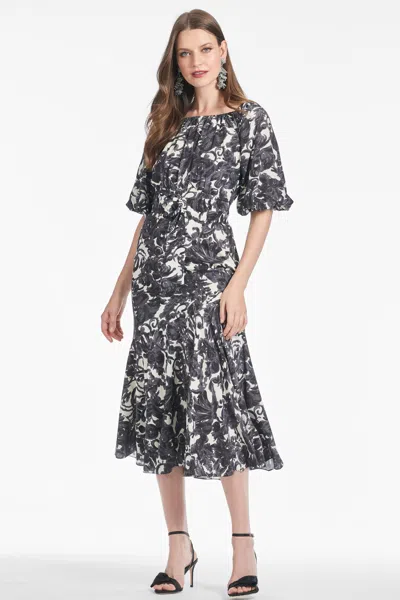 Sachin & Babi Zadi Dress In Graphic Scroll