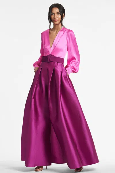 Sachin & Babi Zoe Gown In Purple