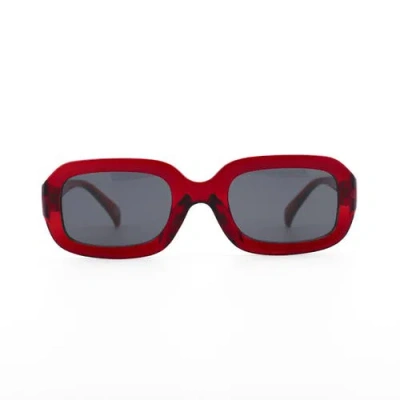 Sad Eyewear After Hours Sunglasses In Burgundy