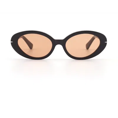 Sad Eyewear Bloom Acetate Sunglasses In Brown