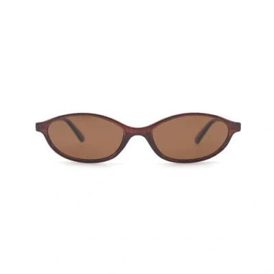 Sad Eyewear Celeste Sunglasses In Brown