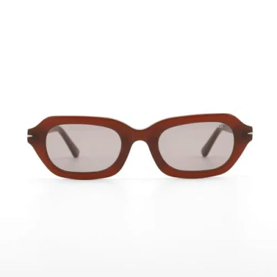 Sad Eyewear Cure Sunglasses In Burgundy