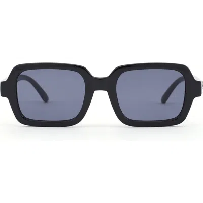 Sad Eyewear Hollow Sunglasses In Black