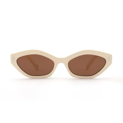 Sad Eyewear Milk Sunglasses In Brown