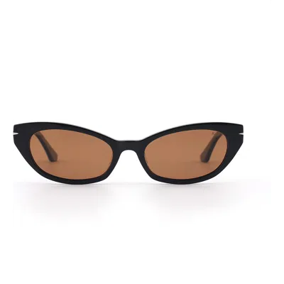 Sad Eyewear Wicked Sunglasses In Brown