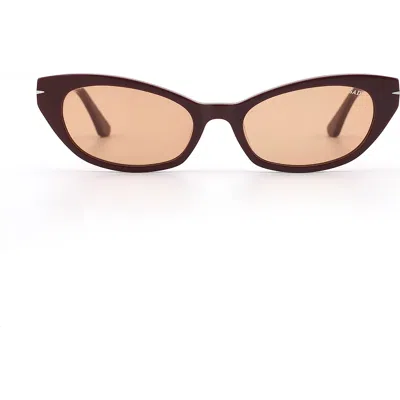 Sad Eyewear Wicked Sunglasses In Brown