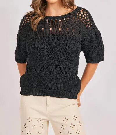 Sadie & Sage Annette Sweater In Black