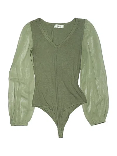Pre-owned Sadie & Sage Bodysuit In Green
