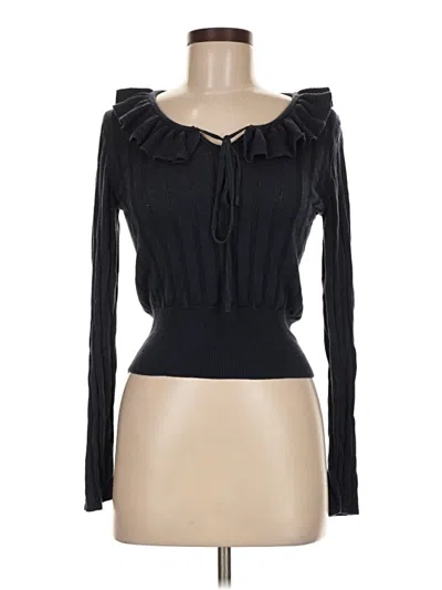 Pre-owned Sadie & Sage Cardigan Sweater In Black