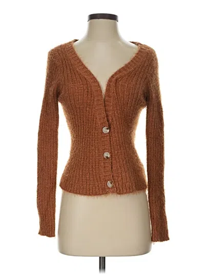 Pre-owned Sadie & Sage Cardigan Sweater In Brown