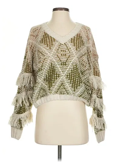 Pre-owned Sadie & Sage Cardigan Sweater In Green