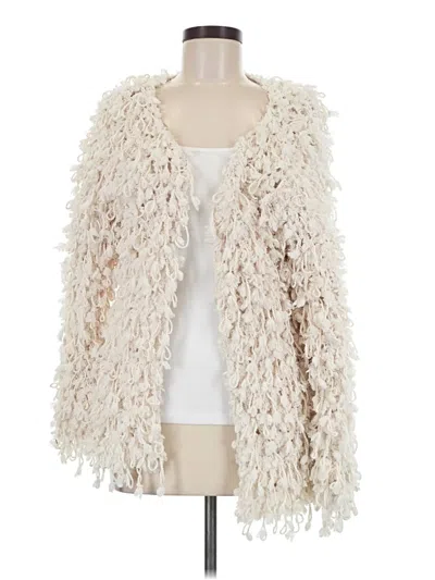 Pre-owned Sadie & Sage Cardigan Sweater In Ivory