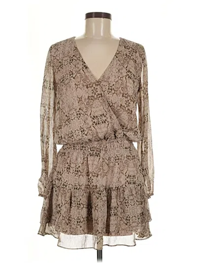 Pre-owned Sadie & Sage Casual Dress In Tan