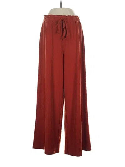 Pre-owned Sadie & Sage Casual Pants In Burgundy