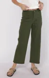 Sadie & Sage Clear Eyes Wide Leg Pants In Green In Green