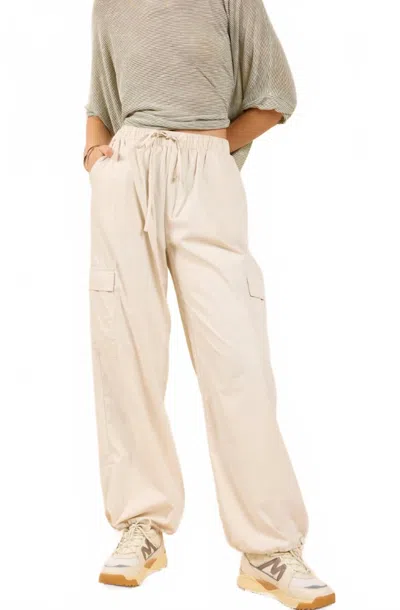 Sadie & Sage Difference Maker Pants In Cream In White
