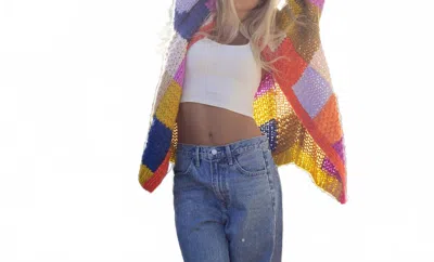 Sadie & Sage Electric Feels Cardigan In Multi