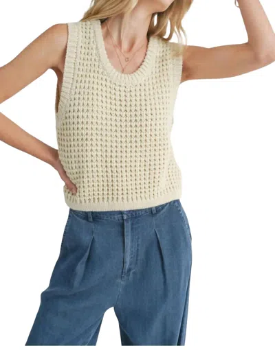 Sadie & Sage Elsie Sweater Tank Top In Ivory In Multi