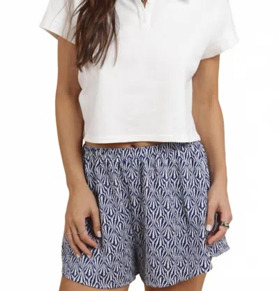 Sadie & Sage For All My Days Short Sleeve Top In White In Multi