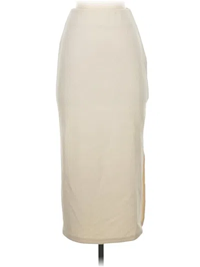 Pre-owned Sadie & Sage Formal Skirt In Ivory