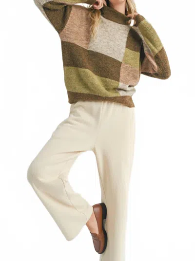 Sadie & Sage Forrest Walk Turtleneck Sweater In Multi