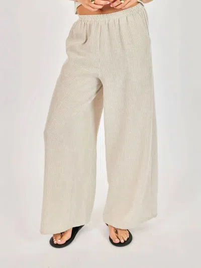 Sadie & Sage Garden Sun Pants In Taupe In Neutral