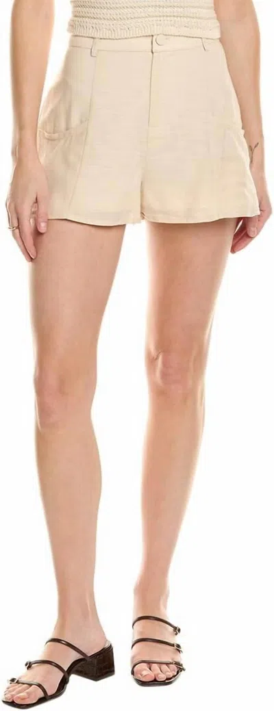 Sadie & Sage Glamping Shorts In Cream In Neutral