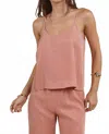 Sadie & Sage Heritage Tank Top In Rose Tan In Pink