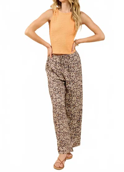 Sadie & Sage Howdy Honey Textured Knit Tank Top In Orange