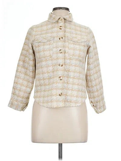 Pre-owned Sadie & Sage Jacket In White