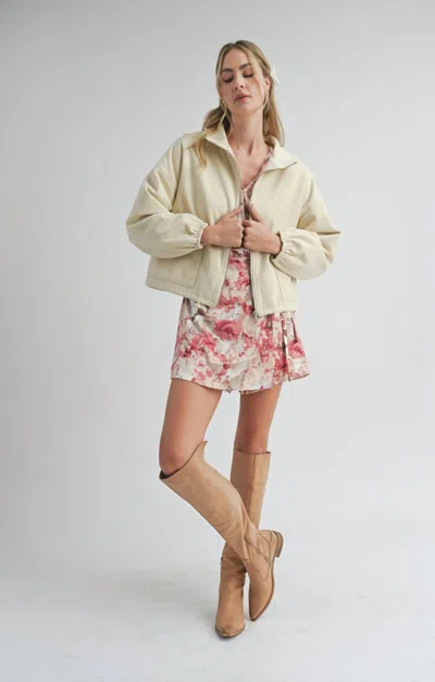 Sadie & Sage Kendall Jacket In Cream In White