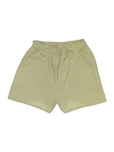 Pre-owned Sadie & Sage Khaki Shorts In Green