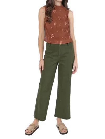 Sadie & Sage Last Dance Top In Brown Multi