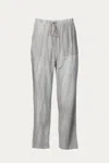 Sadie & Sage Mystic Haze Drawstring Pant In Grey In Gray