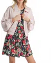 Sadie & Sage Nothing Better Long Sleeve Jacket In Soft Pink In Pink