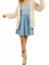 Sadie & Sage Nyomi Heart Knit Cardigan In Ivory In Neutral