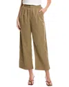 Sadie & Sage Olive Groves Pleated Trouser In Green