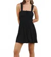 Sadie & Sage On My Mind Tie Detail Mini Dress In Black In Black