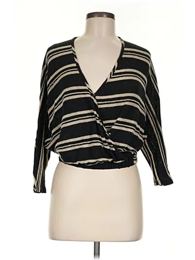 Pre-owned Sadie & Sage Pullover Sweater In Black