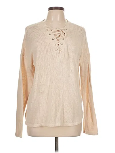 Pre-owned Sadie & Sage Pullover Sweater In Brown