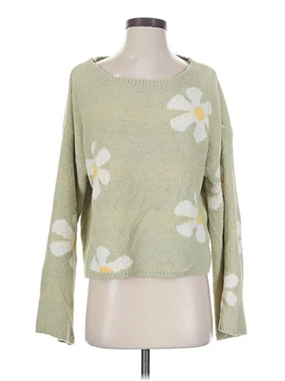 Pre-owned Sadie & Sage Pullover Sweater In Green