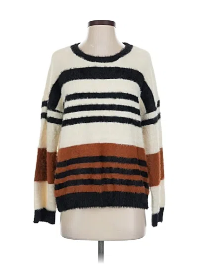 Pre-owned Sadie & Sage Pullover Sweater In Ivory