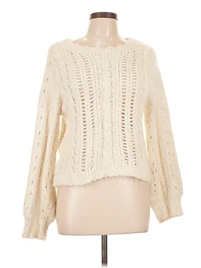Pre-owned Sadie & Sage Pullover Sweater In Ivory