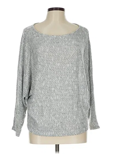 Pre-owned Sadie & Sage Pullover Sweater In Silver
