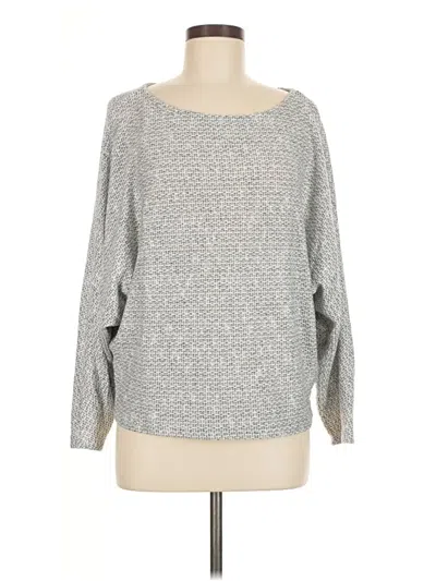 Pre-owned Sadie & Sage Pullover Sweater In Silver