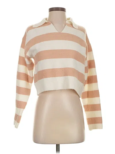 Pre-owned Sadie & Sage Pullover Sweater In Tan
