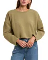 Sadie & Sage Relaxed Knit Top In Green